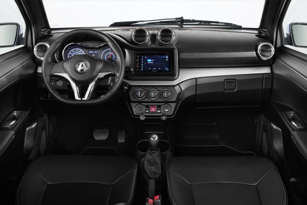 Mopedbiler fra AIXAM Crossline Aluminium dekor dashboard